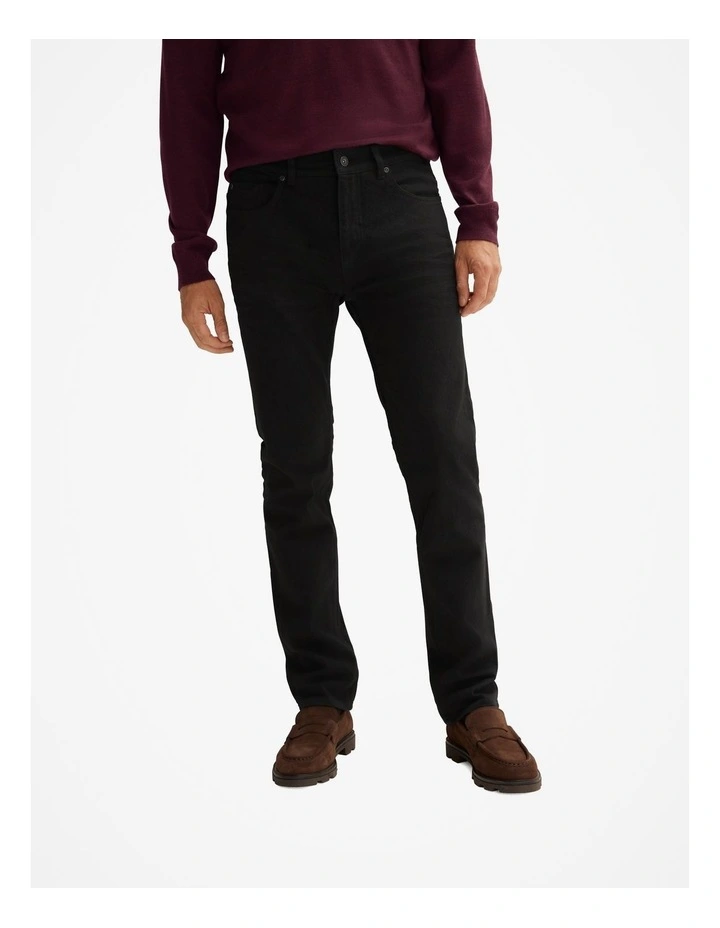 Slim Wash Jean in Black