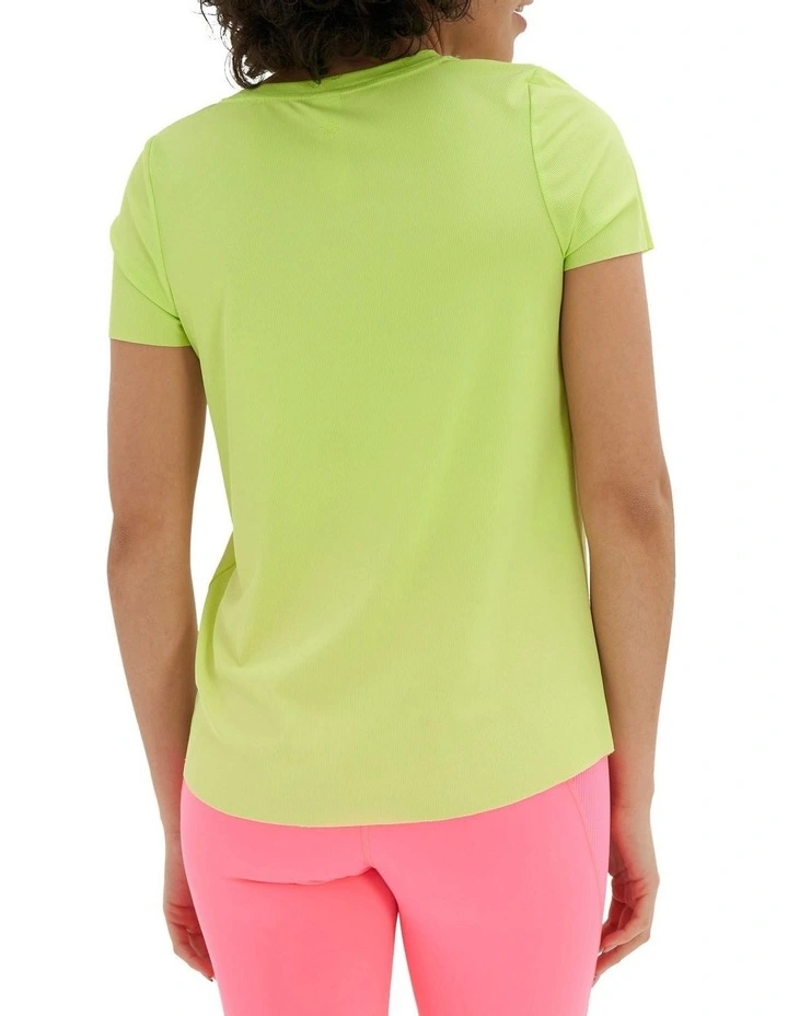 Move-It Rib T-shirt in Sharp Green