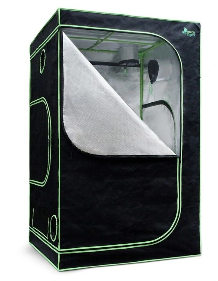 Hydroponics Grow Tent Kit 90x90x180cm in Black