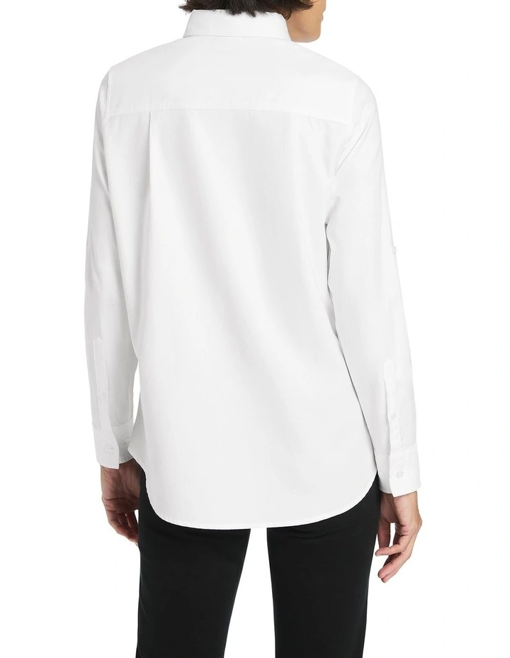 Marie Oxford Shirt in White