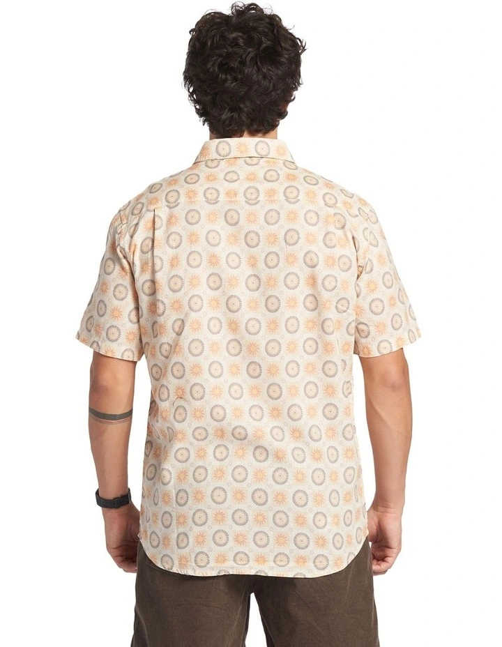 Mandala Short Sleeve Shirt in Birch