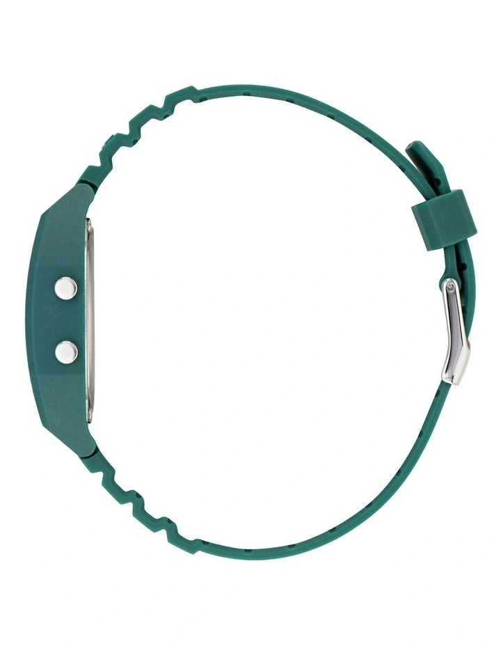 Digital Two Resin Watch in Green