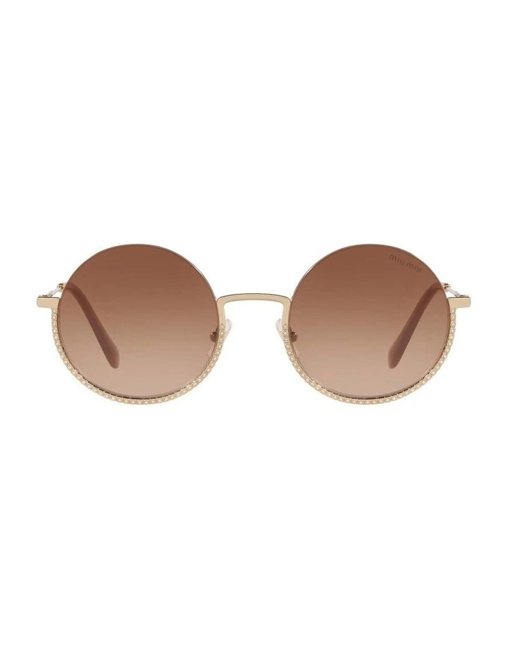 MU 69US Core Collection Gold Sunglasses