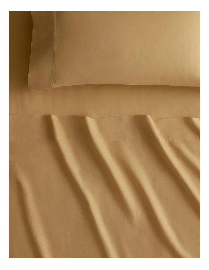 Abbotson Flat Sheet in Ochre