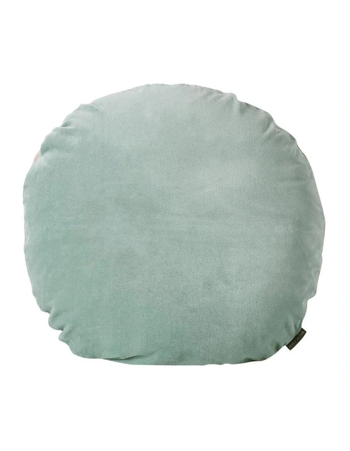 Luxury Velvet 55cm Round Cushion in Jade