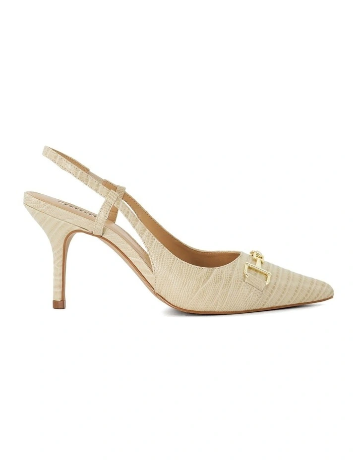 Capture Slingback Pump in Ecru