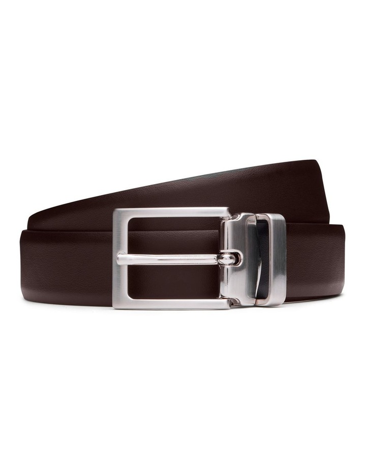 Kent Leather Belt in Chocolate