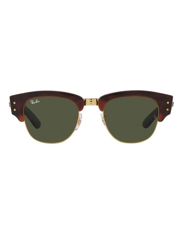 Mega Clubmaster Tortoise Sunglasses in Brown