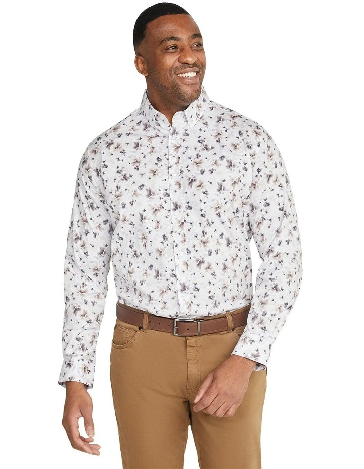 Norton Floral Shirt in Lilac
