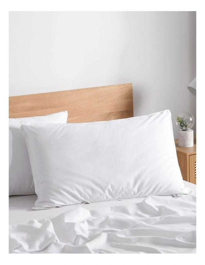 Australian Wool Rich Pillow Medium profile 48 x73cm in White