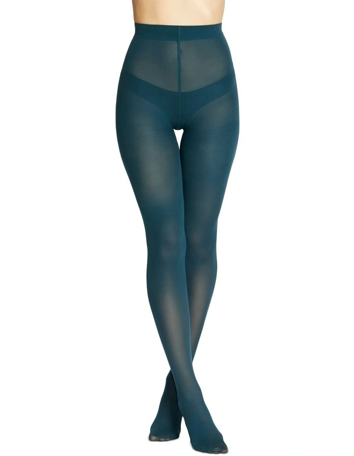 50D Suede Matte Tight in Teal