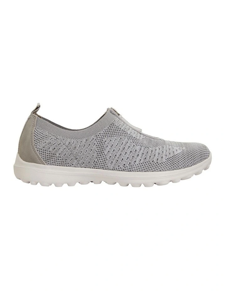Oberon Light Grey Stretch Sneakers