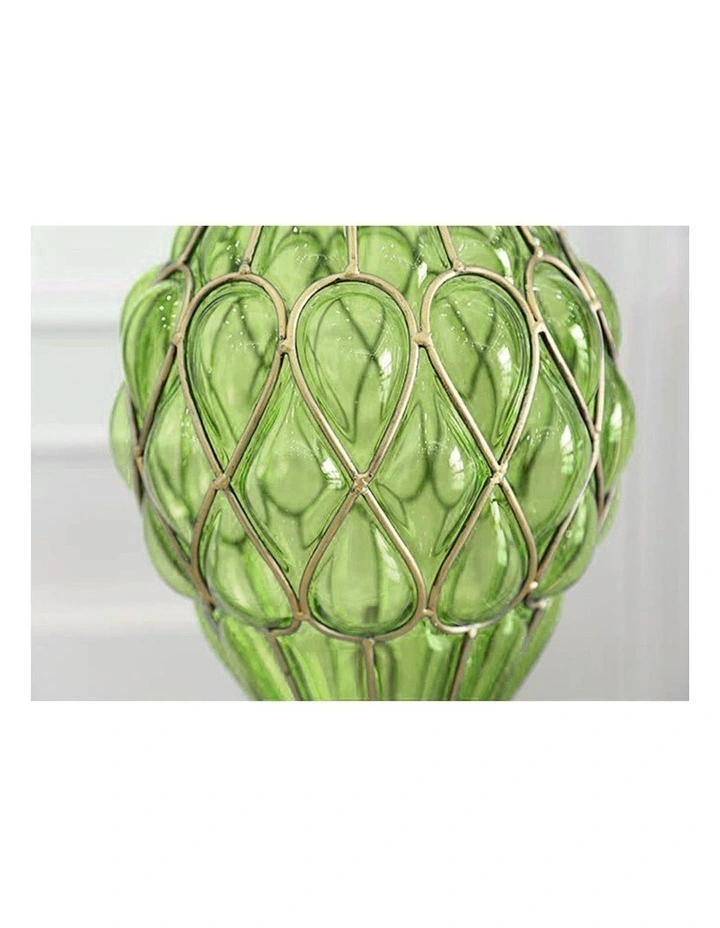 Glass Tall Floor Vase and Artificial Fake Flower Set 67cm in Assorted