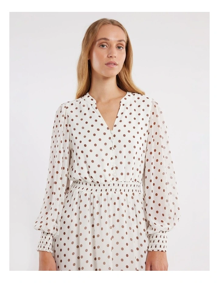 Zoro Spot Dress in Multi