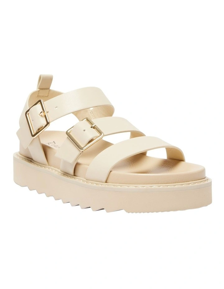 Phoebe Sandals in Nude Smooth