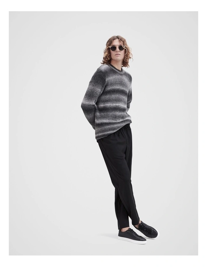 Ombre Crew Knit in Grey