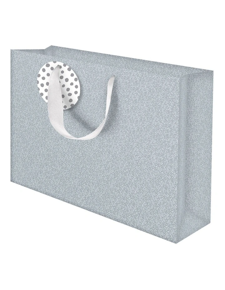 SIM Gift Bag Extra Large in Silver Shimmer