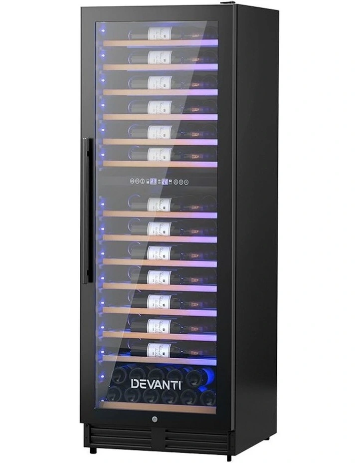 Wine Cooler Fridge Dual Zone 128 Bottles