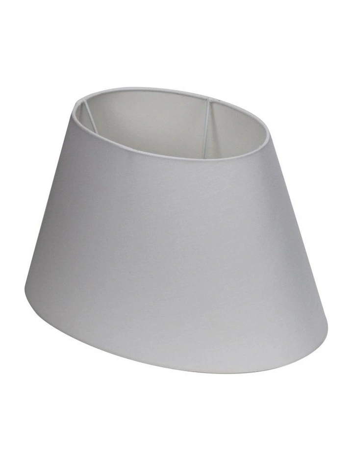 Oval Shade 30cm White