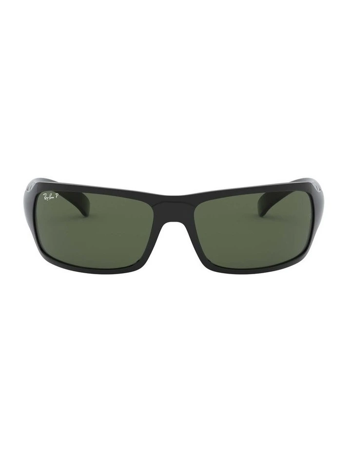 RB4075 Black Polarised Sunglasses