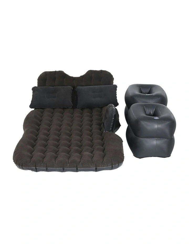 Inflatable SUV Back Seat Car Mattress 176x80 in Charcoal