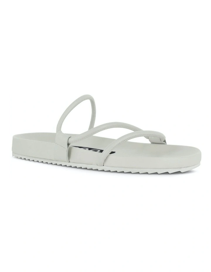 Demi Flat Sandals in White