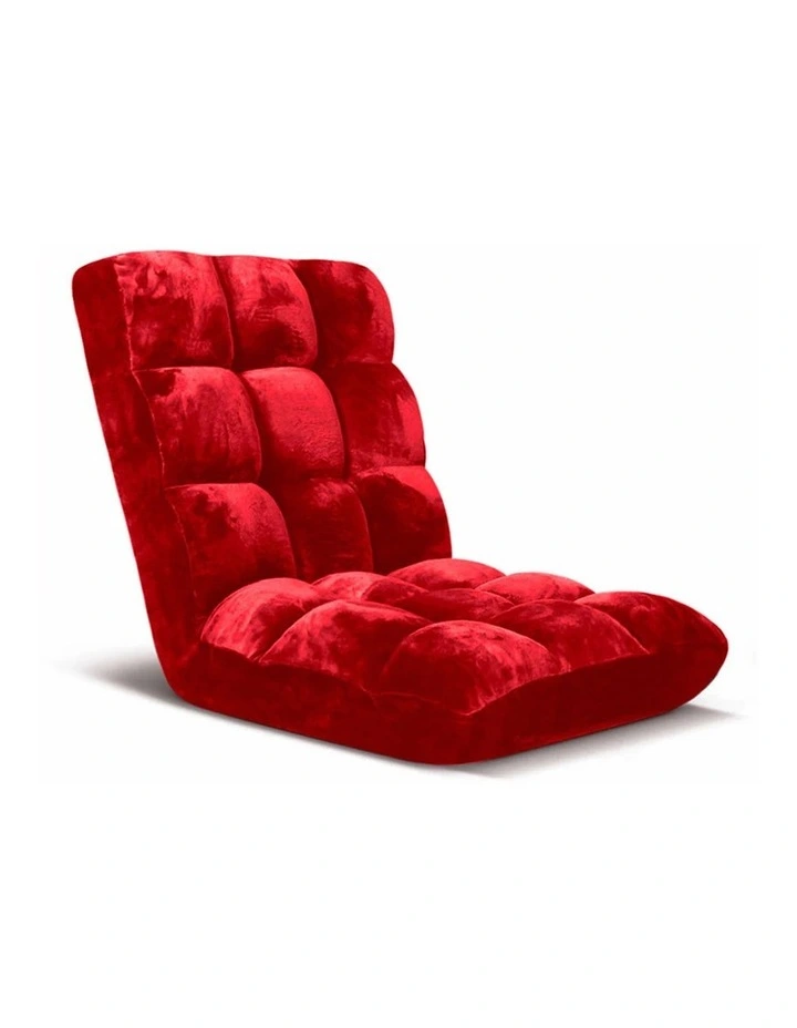 Floor Recliner Folding Cushion in Red