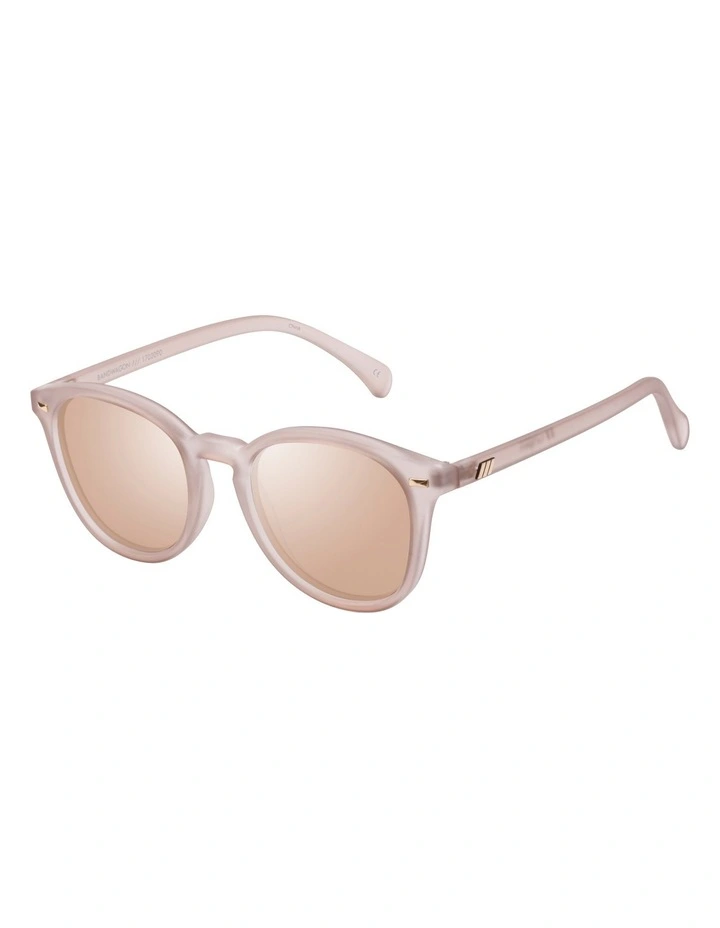 Bandwagon Tan Round Sunglasses 1702090