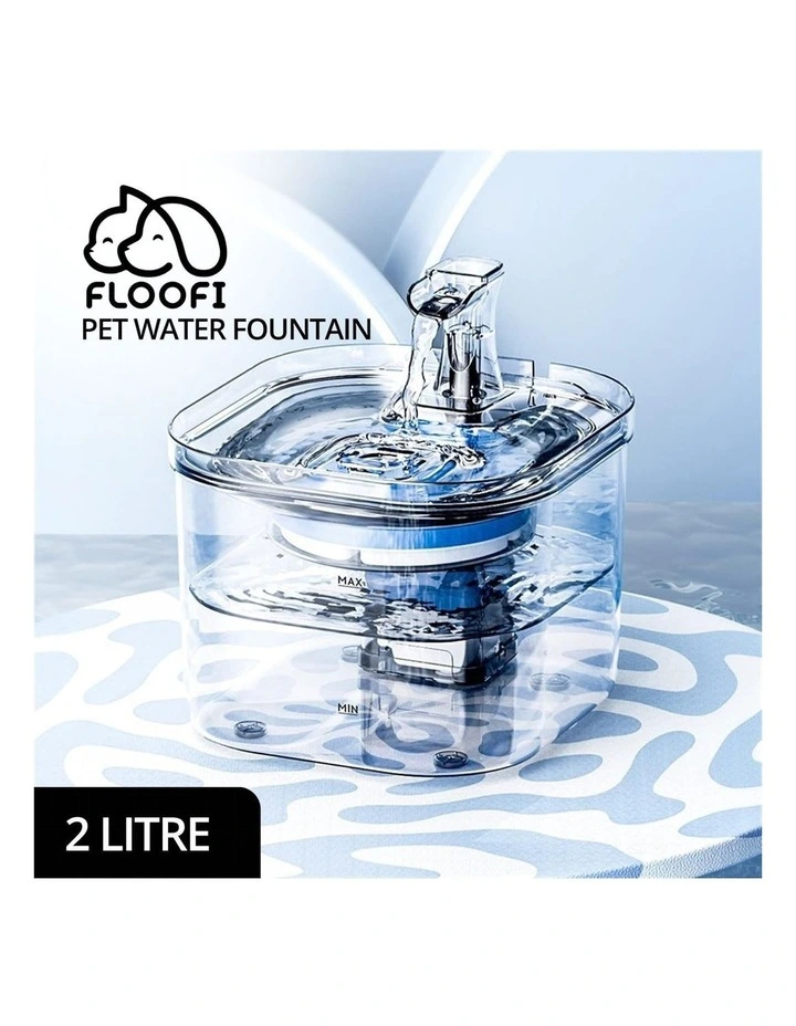 Pet Automatic Electric Drinking Water Fountain Dispenser 2L