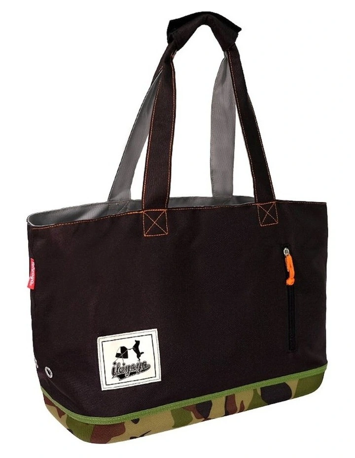Canvas Pet Carrier Tote in Camouflage