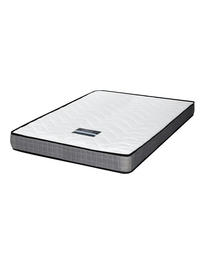 Bonnel Spring Mattress 13cm Queen in White