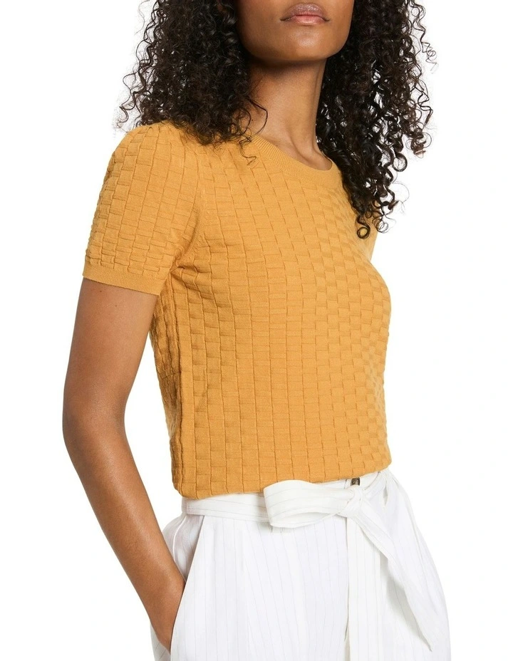 Minute Knit Top in Sahara