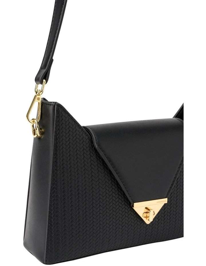 Tessa Shoulder Bag in Black