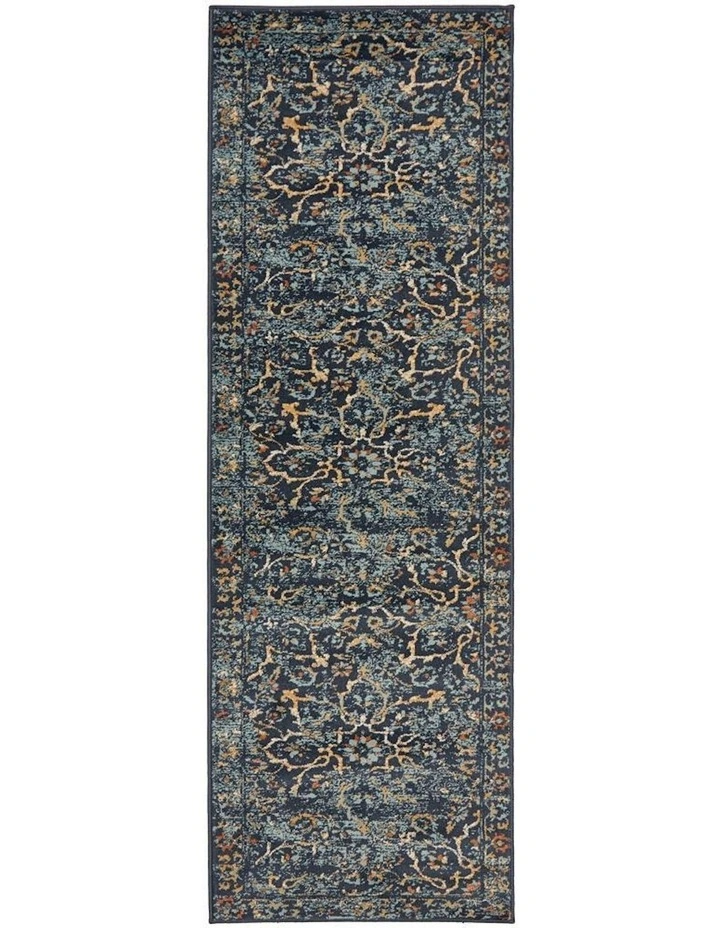 Oxford Mayfair Stem Rug in Navy