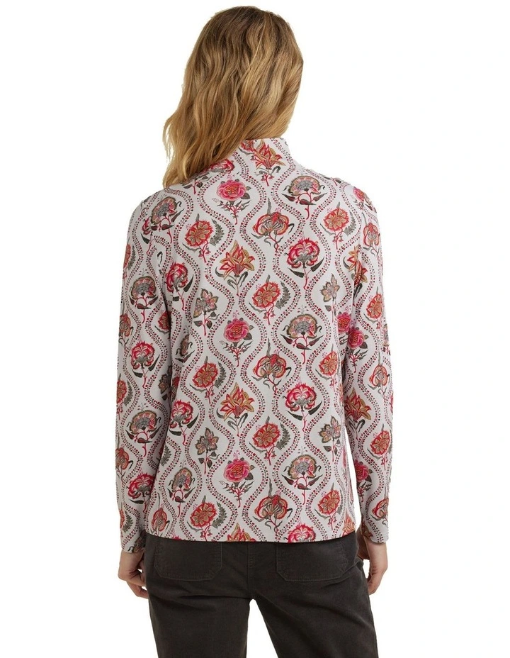 Tee in Victoriana Print
