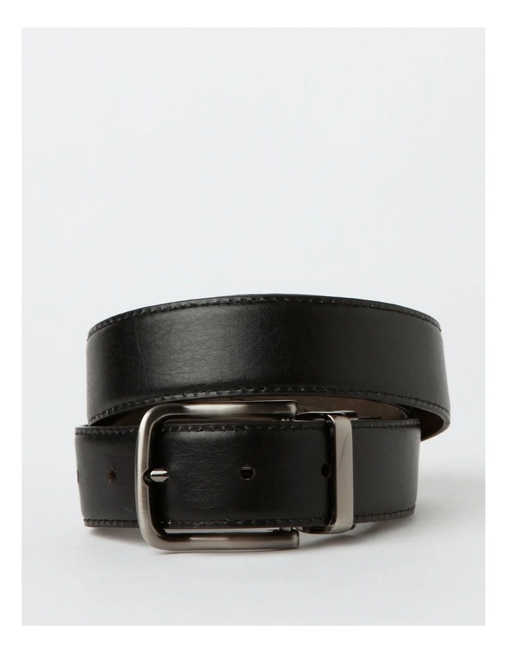 Reversible Suede Belt in Taupe