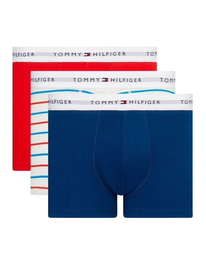 Signature 3 Pack Organic Cotton Essentials Trunks in Multi