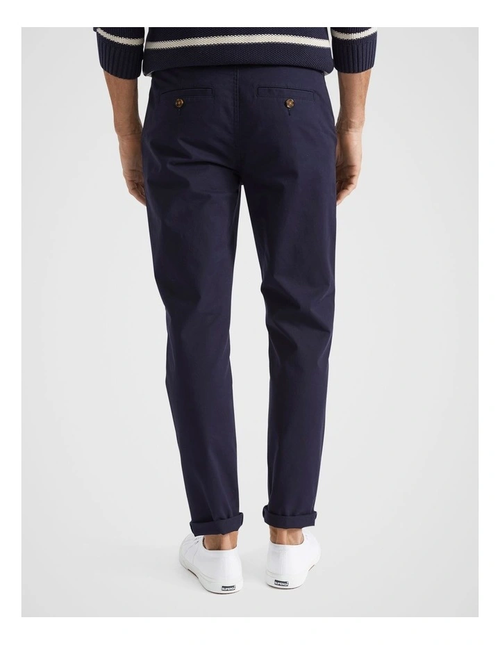 Tapered Chino in Midnight Blue