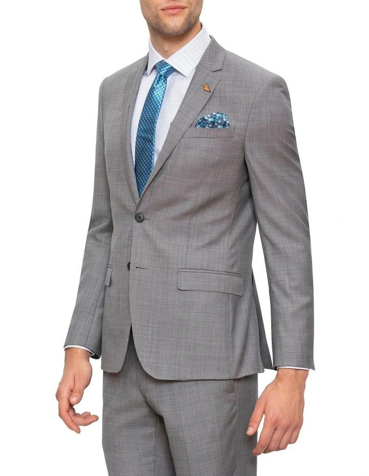 Slim Fit Grey Lithium Jacket FGE645