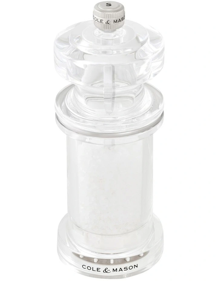 605 Acrylic Pepper Mill 144mm in Clear