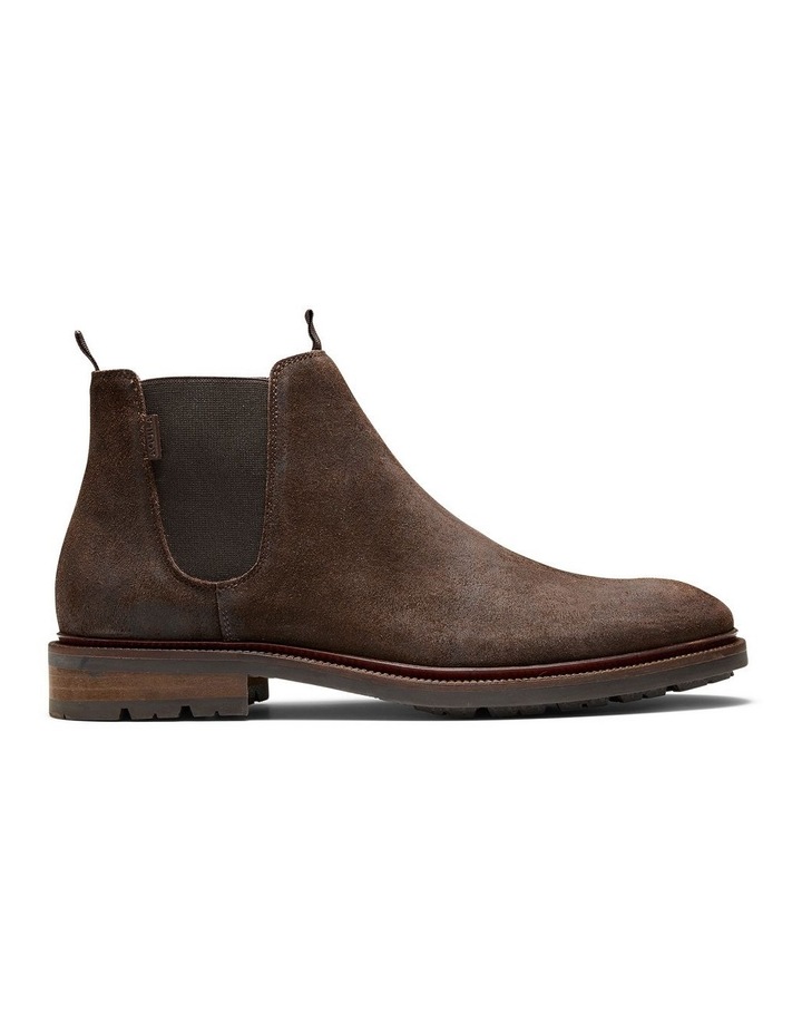 Gunner Suede Chelsea Boots in Dark Brown