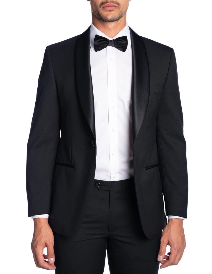 Modern Fit Stirling Black Dinner Jacket FMG100