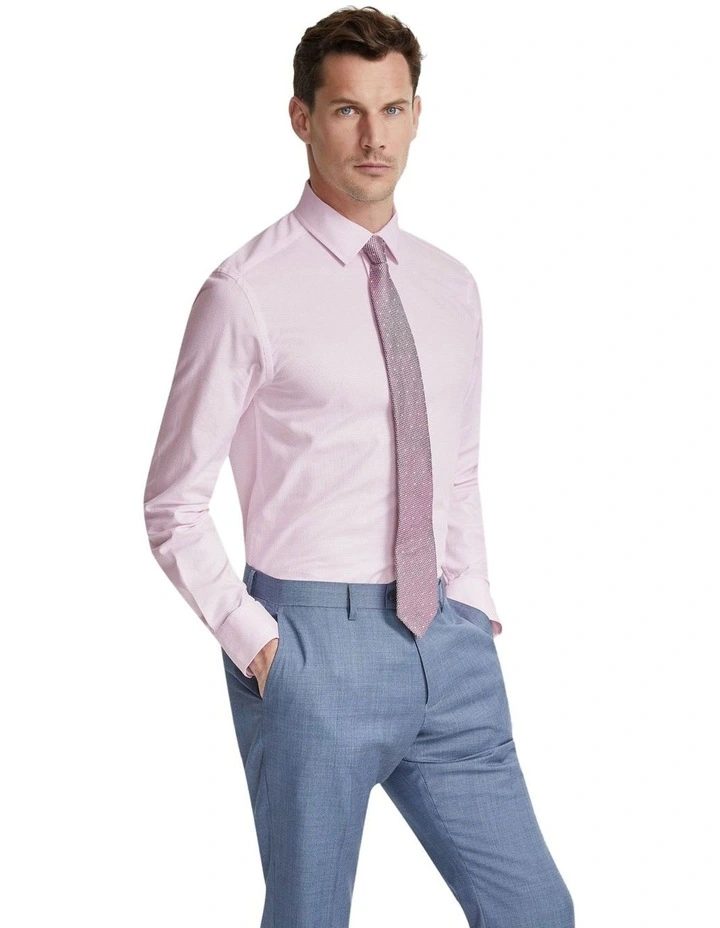 Islington Dobby Shirt in Lilac