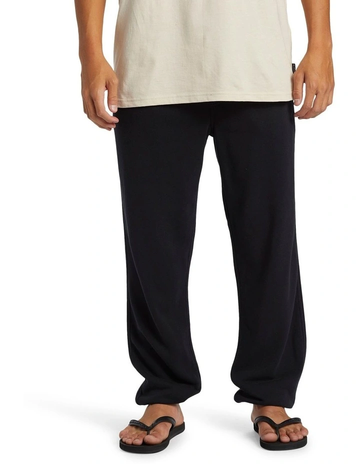 Salt Water Elasticated Waist Trousers in Black