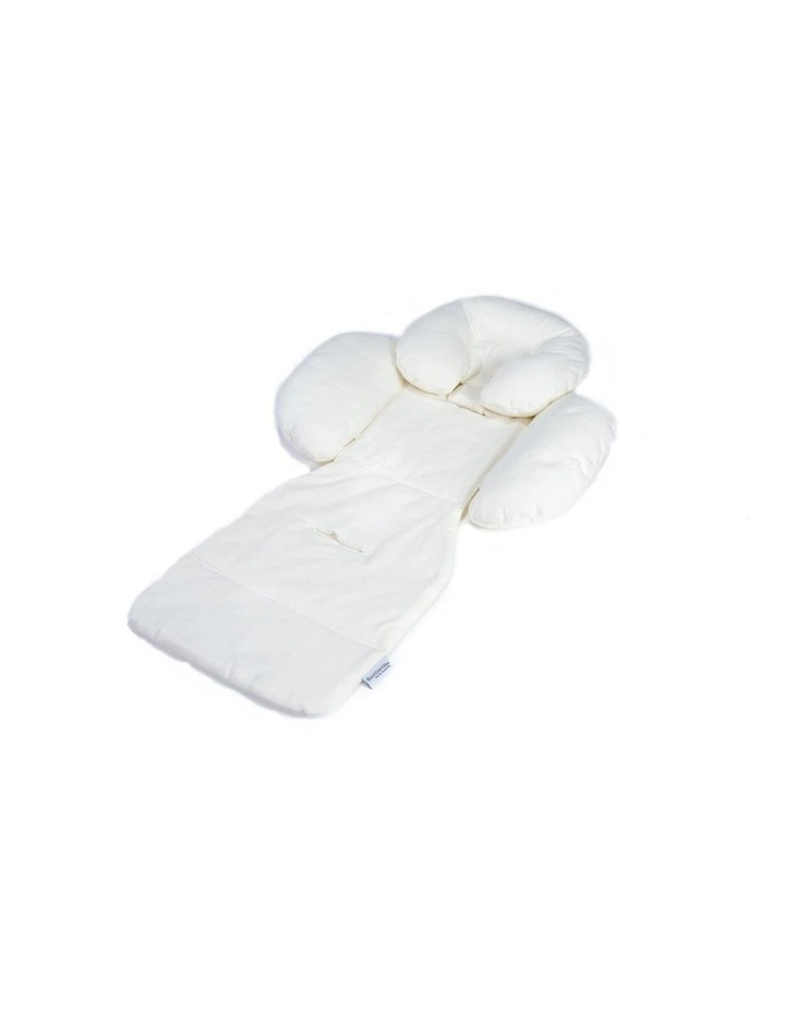 Organic Cotton Infant/Baby Insert Seat in White