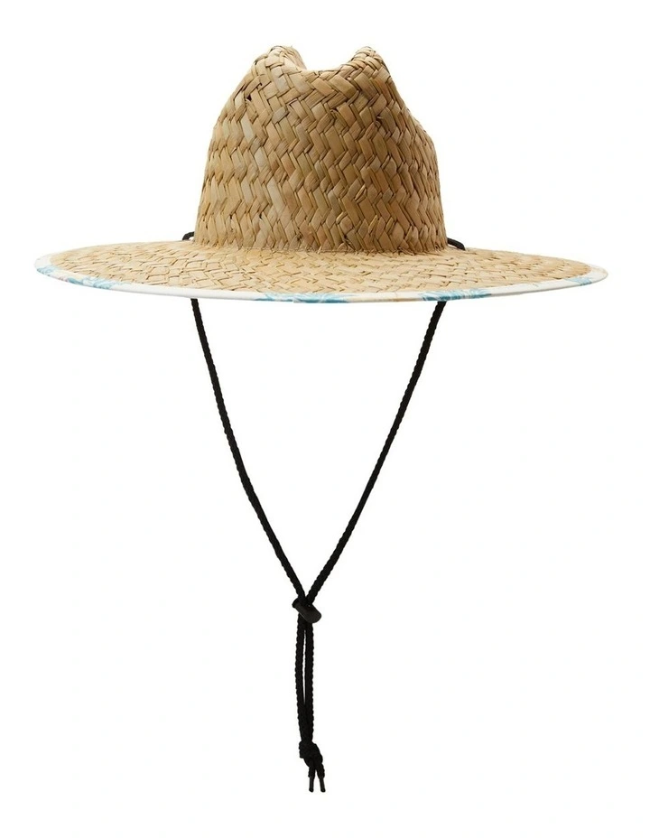 Outsider Straw Lifeguard Hat in Birch
