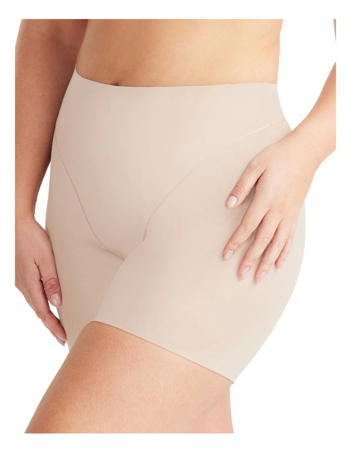Sheer Infinity Waisted Short in Beige