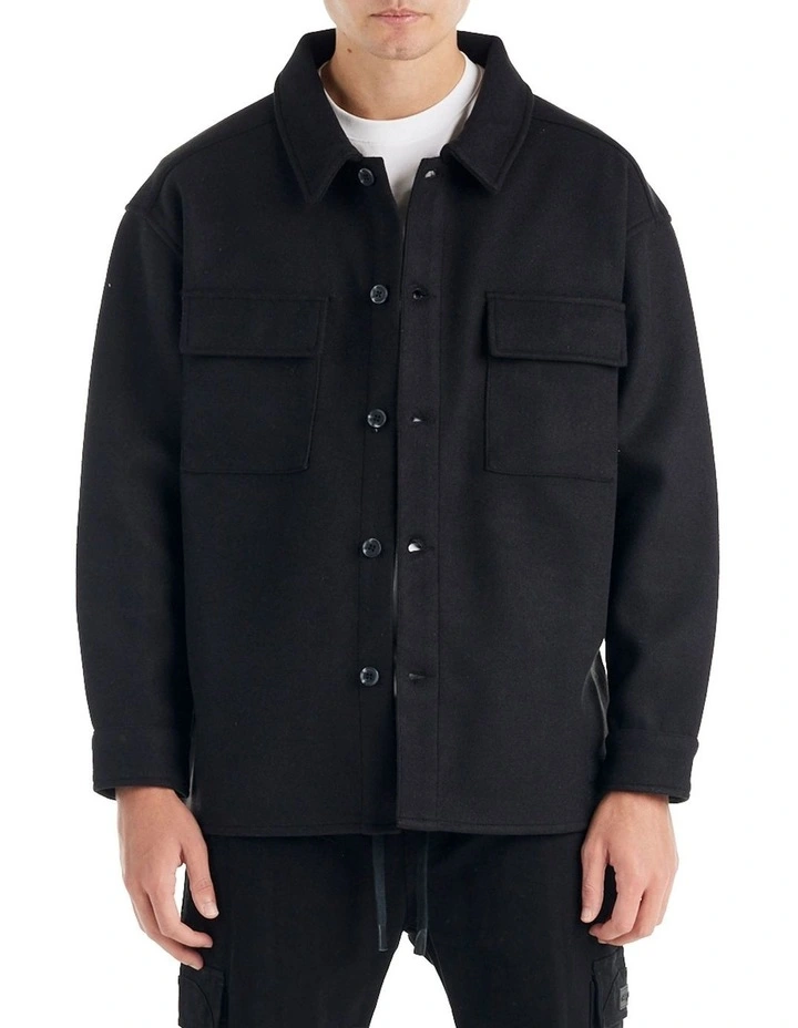 Durant Shacket in Black