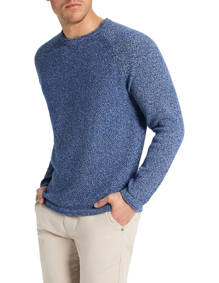 Jack Melange Knit in Cobalt Multi