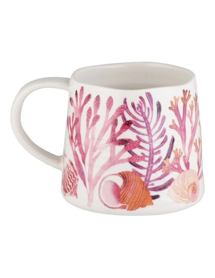 Gabby Malpas Ocean Life Mug in Pink